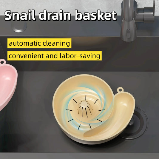 The "Snail-Buddy": Your Sink's Adorable, Self-Draining Sidekick