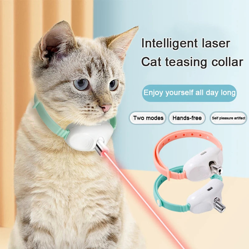 The Zoomie-Matic: Your Cat's Automatic Laser Tag Collar 🚀