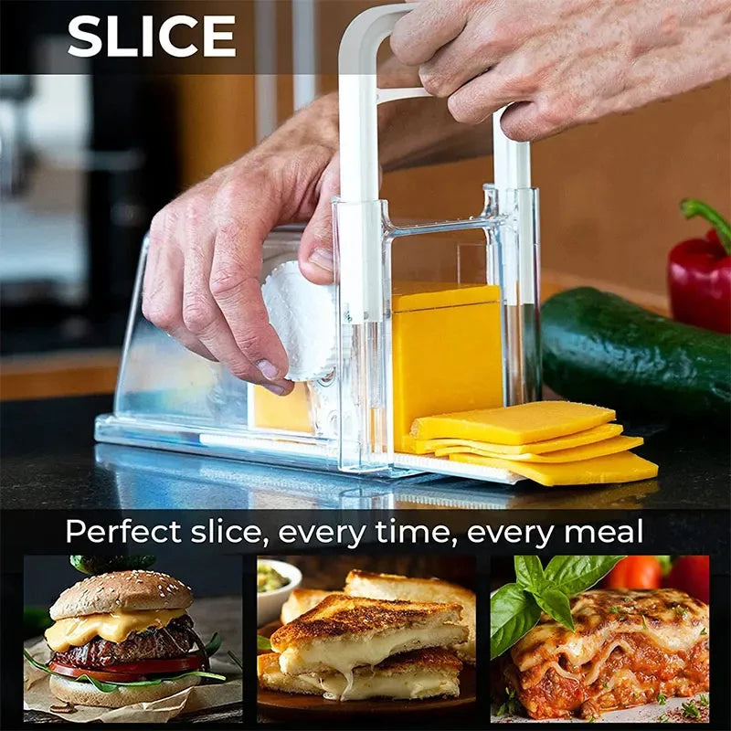 The "Chees-guillotine" Your 3-in-1 Airtight Slicer & Freshness Vault