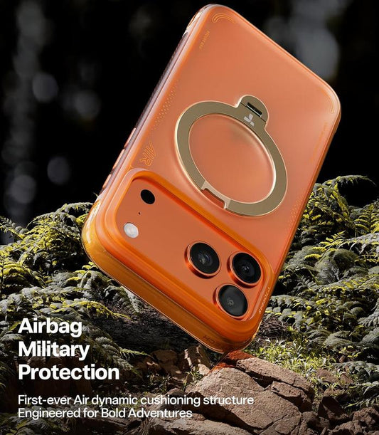 The "Airbag" Armor Case for iPhone 17 Pro Max with 360° Locking Stand